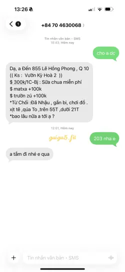 Ảnh đánh giá gái gọi