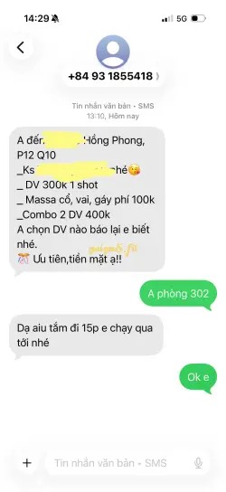 Ảnh đánh giá gái gọi