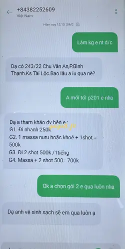 Ảnh đánh giá gái gọi