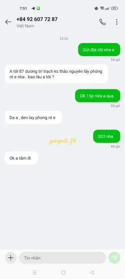 Ảnh đánh giá gái gọi