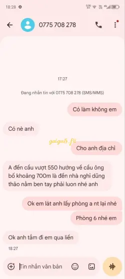 Ảnh đánh giá gái gọi