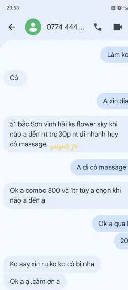 Ảnh đánh giá gái gọi