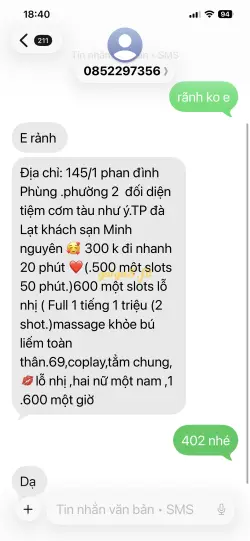 Ảnh đánh giá gái gọi