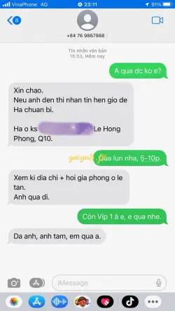 Ảnh đánh giá gái gọi