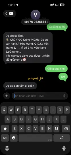 Ảnh đánh giá gái gọi