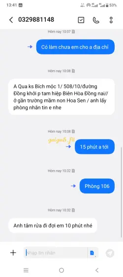 Ảnh đánh giá gái gọi