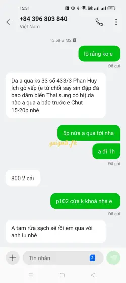 Ảnh đánh giá gái gọi