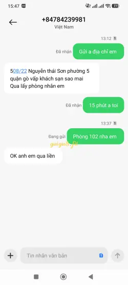 Ảnh đánh giá gái gọi