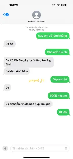 Ảnh đánh giá gái gọi