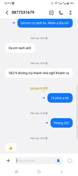 Ảnh đánh giá gái gọi