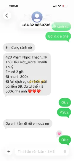 Ảnh đánh giá gái gọi