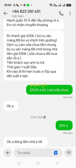 Ảnh đánh giá gái gọi