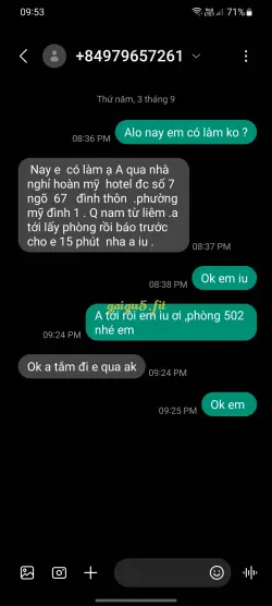 Ảnh đánh giá gái gọi