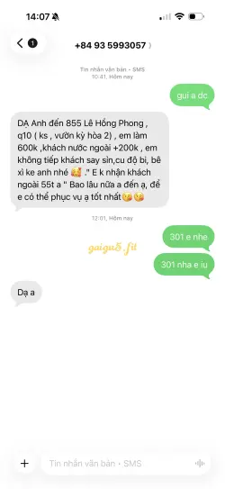 Ảnh đánh giá gái gọi
