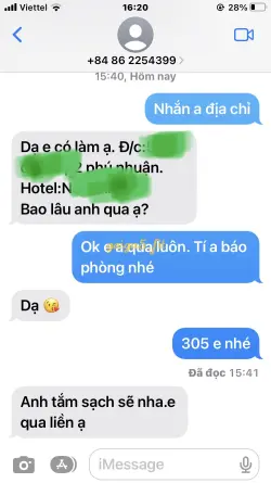 Ảnh đánh giá gái gọi