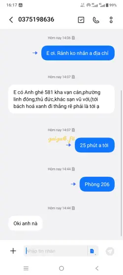 Ảnh đánh giá gái gọi