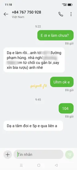 Ảnh đánh giá gái gọi