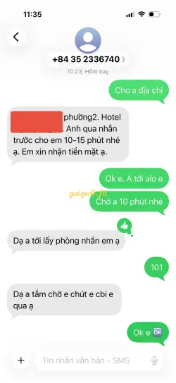 Ảnh đánh giá gái gọi