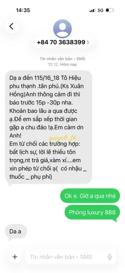 Ảnh đánh giá gái gọi