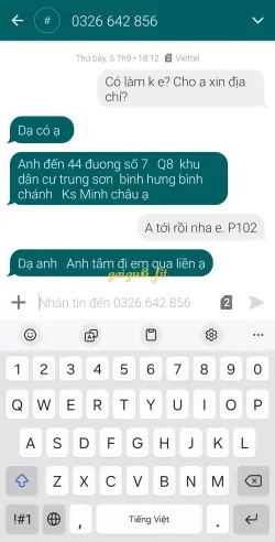 Ảnh đánh giá gái gọi