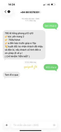 Ảnh đánh giá gái gọi