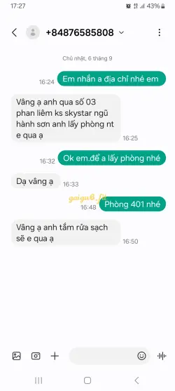 Ảnh đánh giá gái gọi