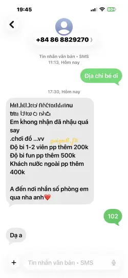 Ảnh đánh giá gái gọi