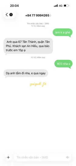 Ảnh đánh giá gái gọi