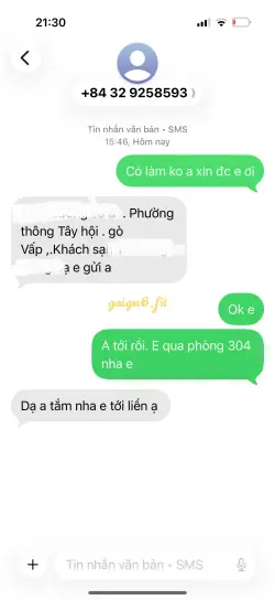 Ảnh đánh giá gái gọi