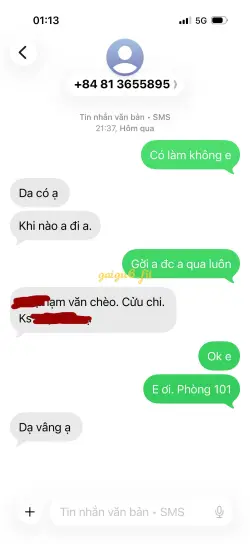 Ảnh đánh giá gái gọi