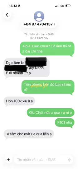 Ảnh đánh giá gái gọi