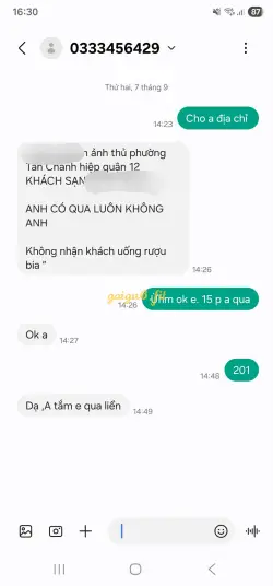 Ảnh đánh giá gái gọi