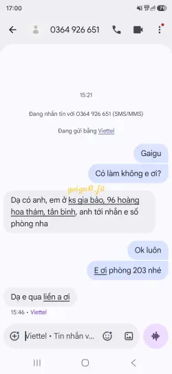 Ảnh đánh giá gái gọi