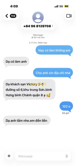 Ảnh đánh giá gái gọi