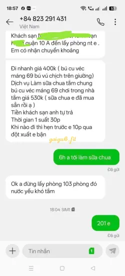 Ảnh đánh giá gái gọi