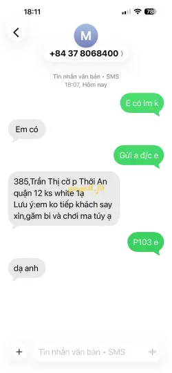 Ảnh đánh giá gái gọi