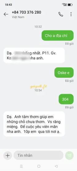 Ảnh đánh giá gái gọi
