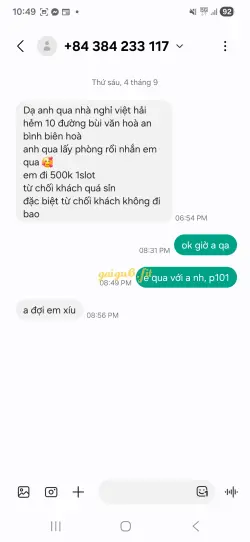Ảnh đánh giá gái gọi